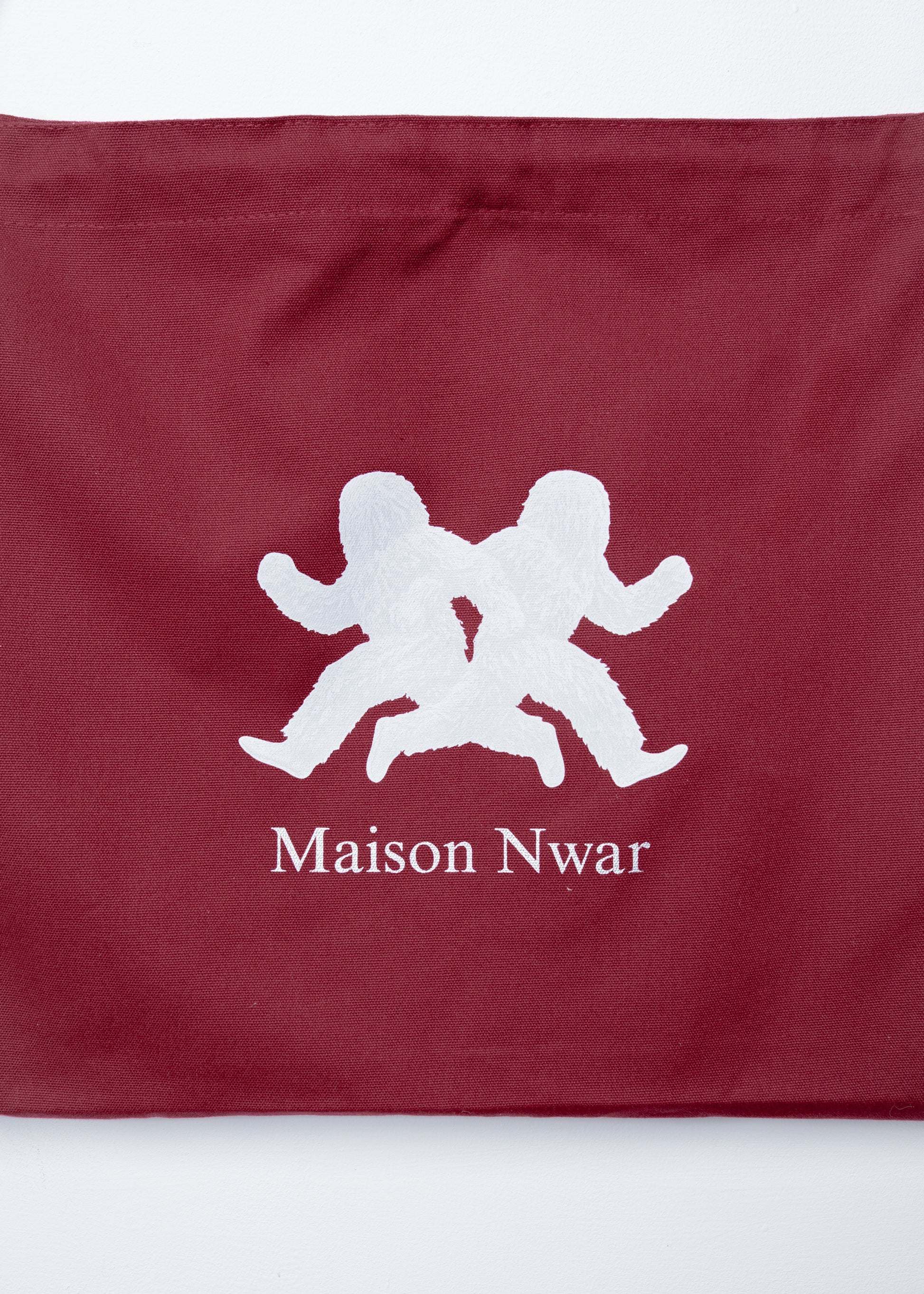 Maison Nwar Tote Bag – embroidered Maison Nwar logo detail